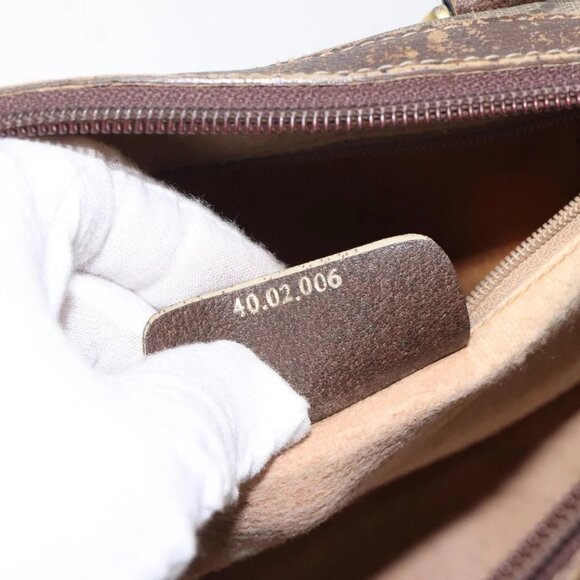 GUCCI GG Supreme Web Sherry Line Hand Bag PVC Beige Gold - Picture 11 of 16